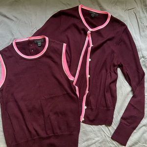 Cardigan and Vest Set